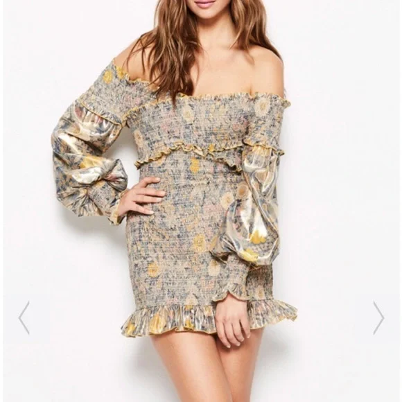 Alice McCall | Dresses | Alice Mccall Higher Love Dress In Golden Bloom |  Poshmark